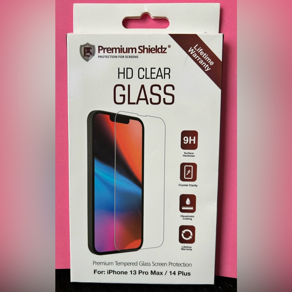 Premium Shieldz Protection - HD Clear Glass for iPhone 13 Pro Max/14 Plus